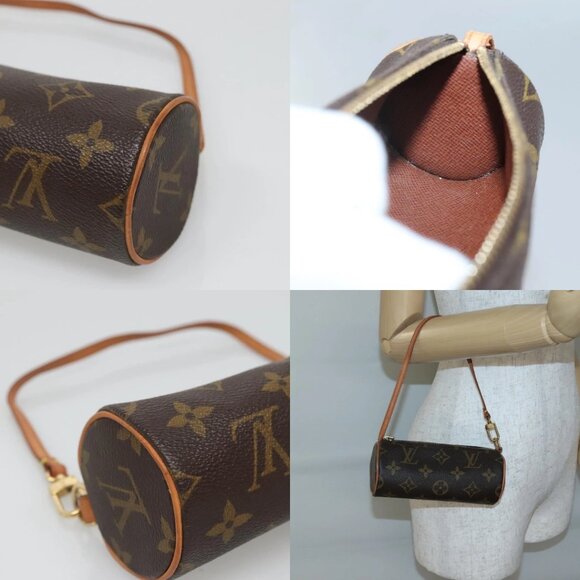 LOUIS VUITTON Monogram Papillon Pouch LV Auth BA5398 - Picture 16 of 16